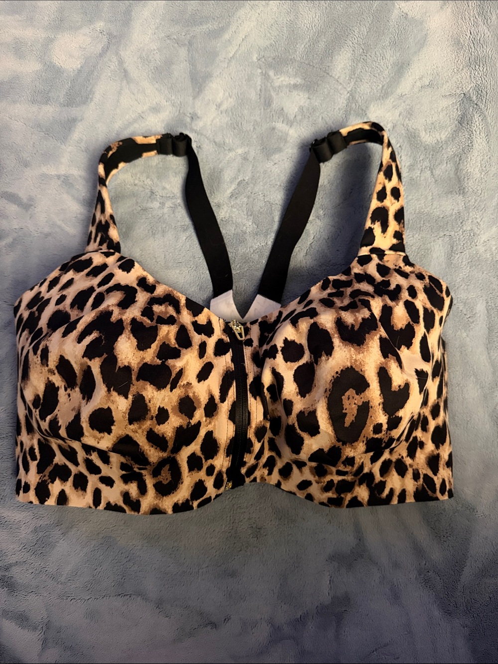 Leopard Print Victoria Secrets Sports bra 38DDD